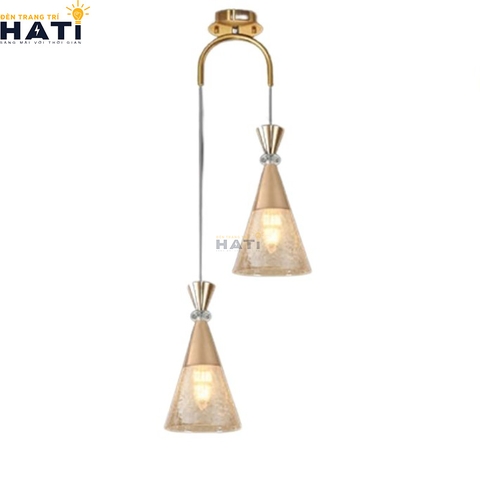 Đèn thả combo Rope 2 bóng vàng