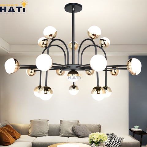 Đèn thả decor Raanana phù hợp cho căn hộ chung cư, đặc biệt là phòng khách và khu vực bàn ăn cần sự tinh tế.