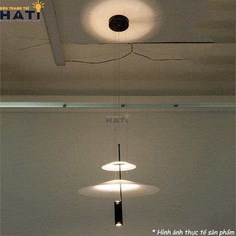Đèn thả Salis Kiểu C kích thước 500mm sang trọng