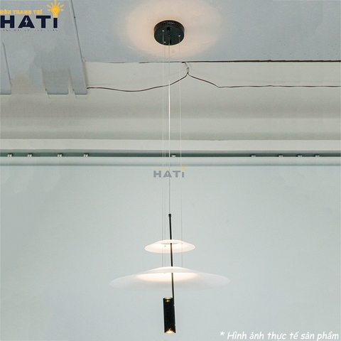 Đèn thả decor Salis Kiểu C với bóng LED 3 màu hiện đại