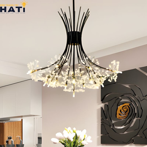 Đèn thả deco Trans màu đen