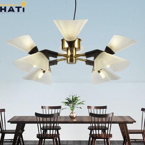 Đèn thả decor Vermi 8 bóng
