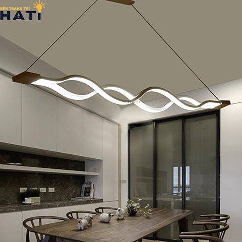 Đèn thả led 2 cơn sóng