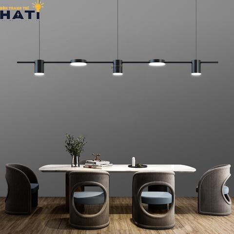 Đèn thả led Lise màu đen