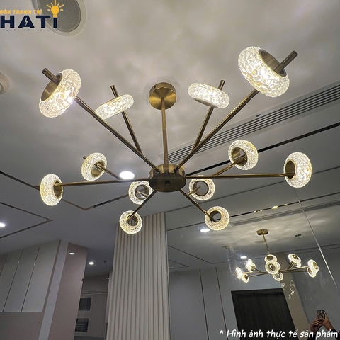 Đèn thả Led Nivia ánh sáng vàng