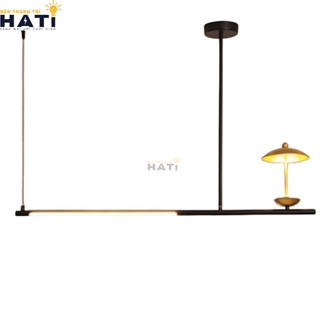 Đèn thả ngang Cyclops màu đen