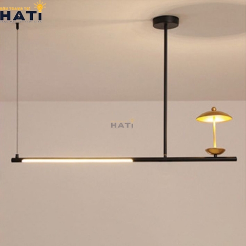 Đèn thả ngang Cyclops màu đen