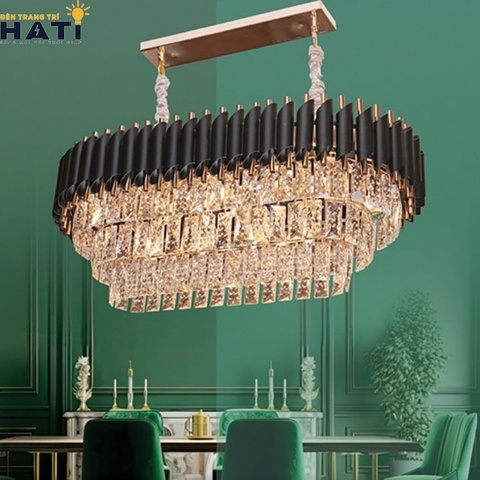 Đèn thả ngang pha lê Almira