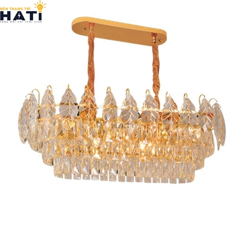 Đèn thả ngang pha lê Consuela