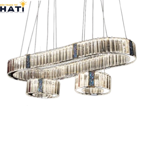 Đèn thả ngang pha lê Falic