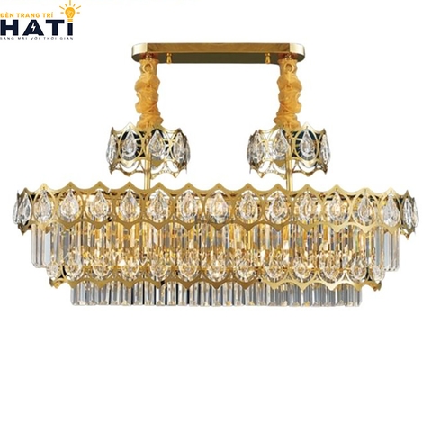 Đèn thả ngang pha lê Glimmer