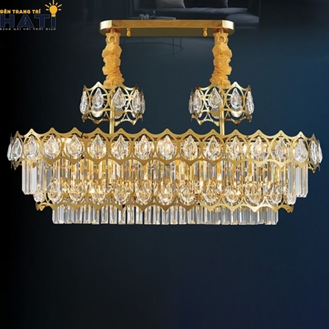 Đèn thả ngang pha lê Glimmer