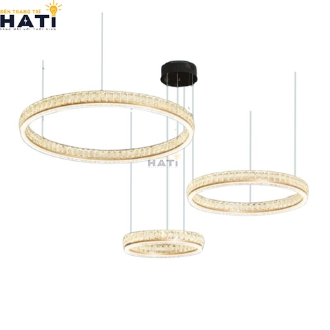 Đèn thả pha lê Arduin 3 vòng