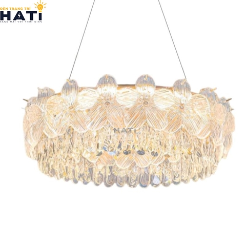 Đèn thả pha lê Ario 600mm