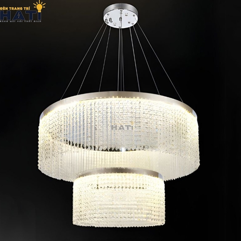 Đèn thả pha lê Lysander 2 tầng