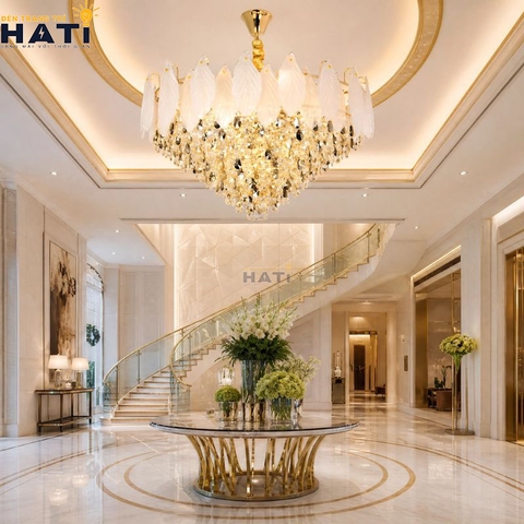 Đèn thả pha lê Nexaris