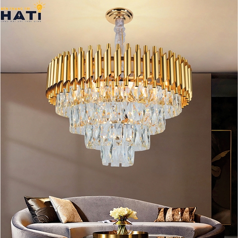 Đèn thả pha lê Orivian hiện đại kết hợp thiết kế tinh tế và ánh sáng lung linh, giúp không gian sống trở nên đẳng cấp và cuốn hút hơn