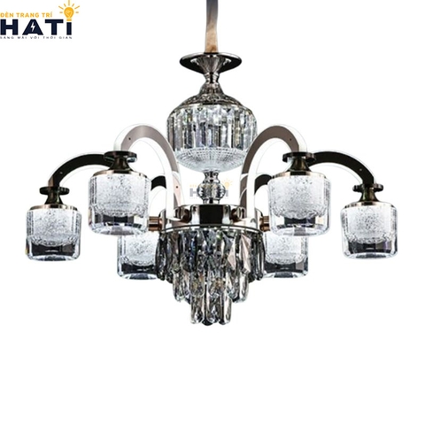 Đèn thả pha lê Ramy 6 tay