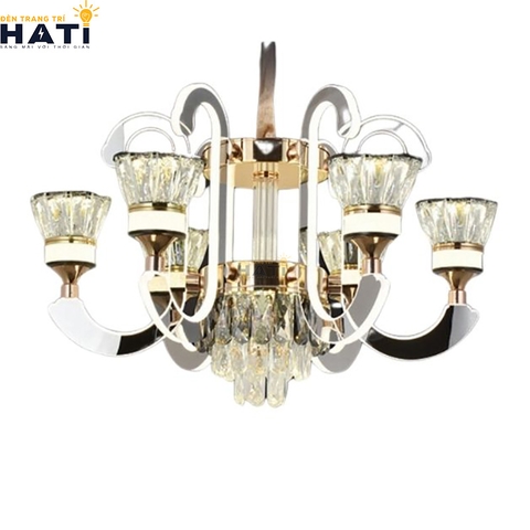 Đèn thả pha lê Riha 6 tay