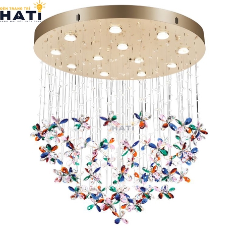 Đèn thả pha lê Veronis