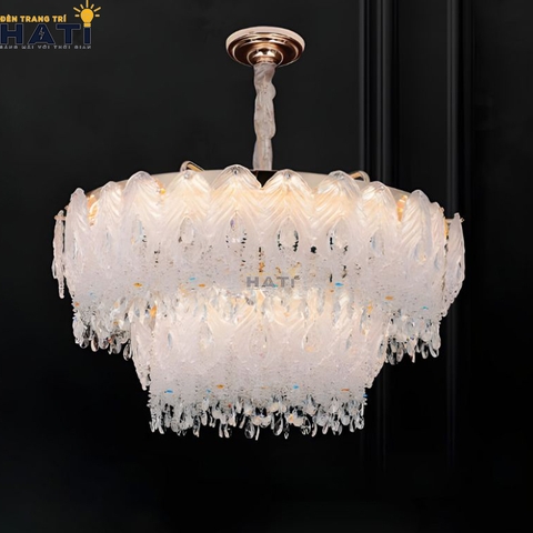 Đèn thả pha lê Xaviera Lux 2 tầng