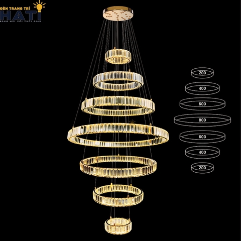 Đèn thả thông tầng Arvino