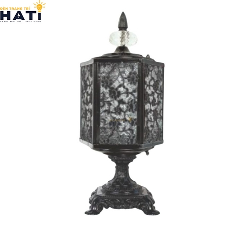 Đèn trụ cổng cao Avent màu đen