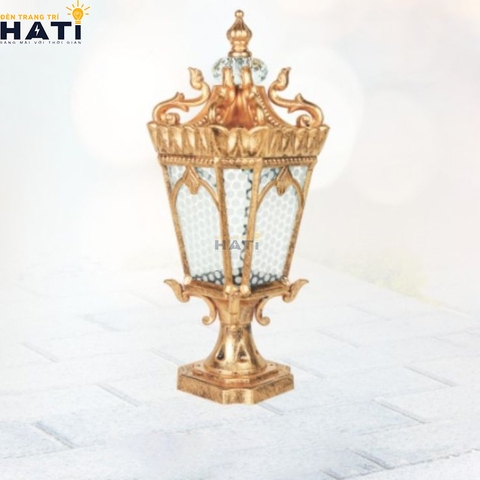 Đèn trụ cổng cao Peridot màu vàng