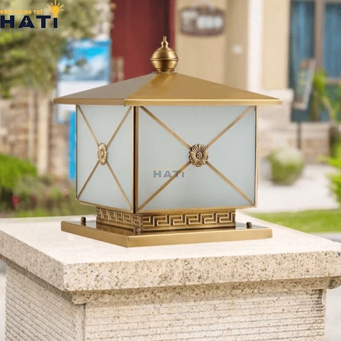 Đèn trụ cổng vuông Luvista