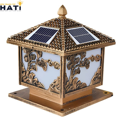 Đèn trụ cổng vuông năng lượng mặt trời Kiliss