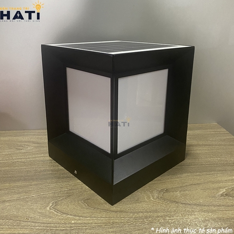 Đèn trụ cổng vuông năng lượng mặt trời Pali