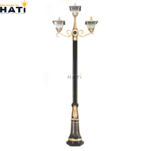 Đèn trụ sân vườn Jisoon màu vàng