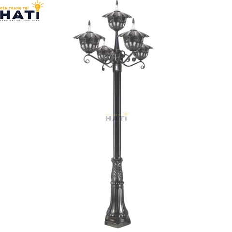 Đèn trụ sân vườn Lapis màu đen
