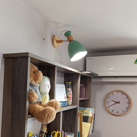 Đèn tường decor Bayela màu xanh pastel