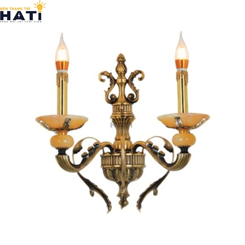 Đèn tường đồng cao cấp Bosky 2 bóng
