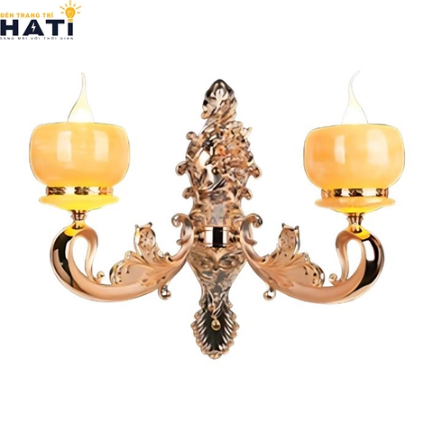 Đèn tường đồng cao cấp Dyann 2 bóng