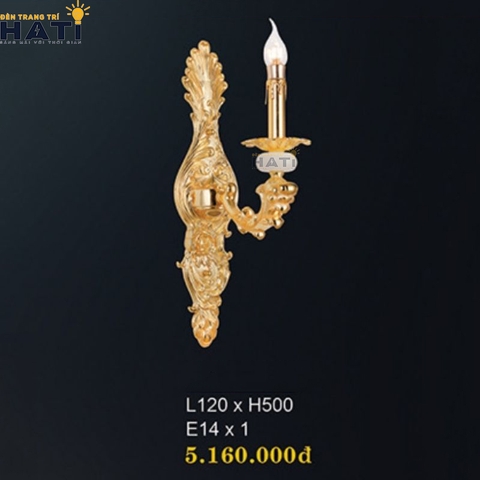 Đèn tường đồng cao cấp Evanes 1 bóng