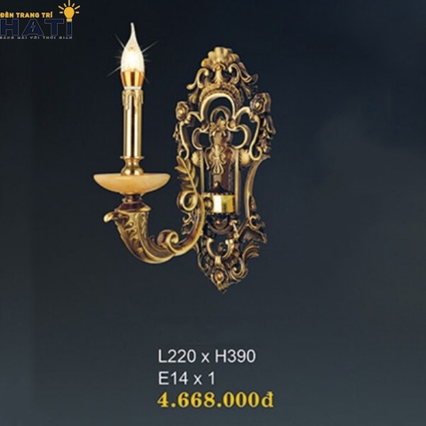 Đèn tường đồng cao cấp Pegasus 1 bóng