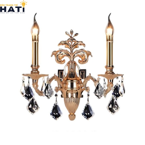 Đèn tường đồng cao cấp Pyrem 2 bóng