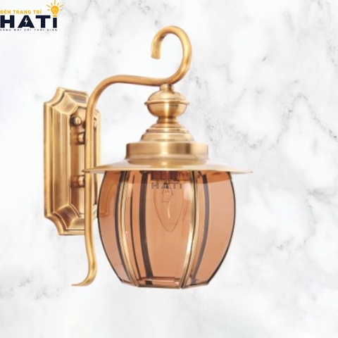 Đèn tường đồng ngoài trời Atom kiểu B