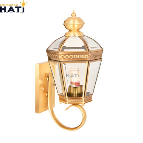 Đèn tường đồng ngoài trời Cassian