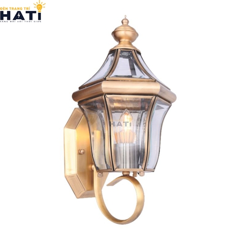 Đèn tường đồng ngoài trời Marell