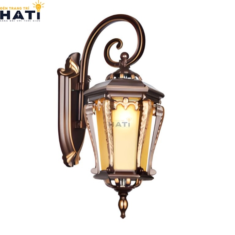 Đèn tường ngoài trời cổ điển Ardynel màu đồng