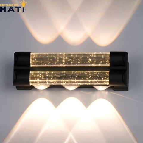Đèn tường ngoài trời hiện đại Abner 6 bóng