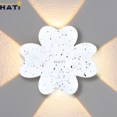 Đèn tường ngoài trời hiện đại màu trắng Aldric