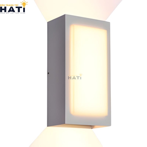 Đèn tường ngoài trời hiện đại Anders màu trắng