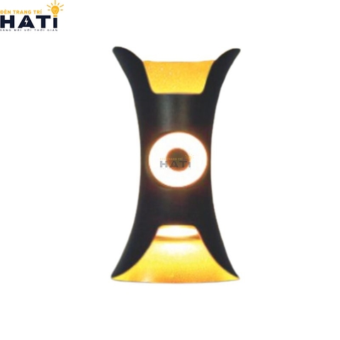 Đèn tường ngoài trời hiện đại Aquama đen