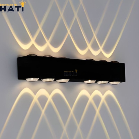 Đèn tường ngoài trời hiện đại Arvid 12 bóng