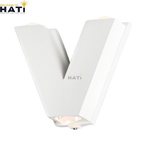 Đèn tường ngoài trời hiện đại Asheron màu trắng