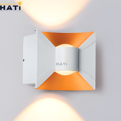 Đèn tường ngoài trời hiện đại Axton màu trắng 2 bóng
